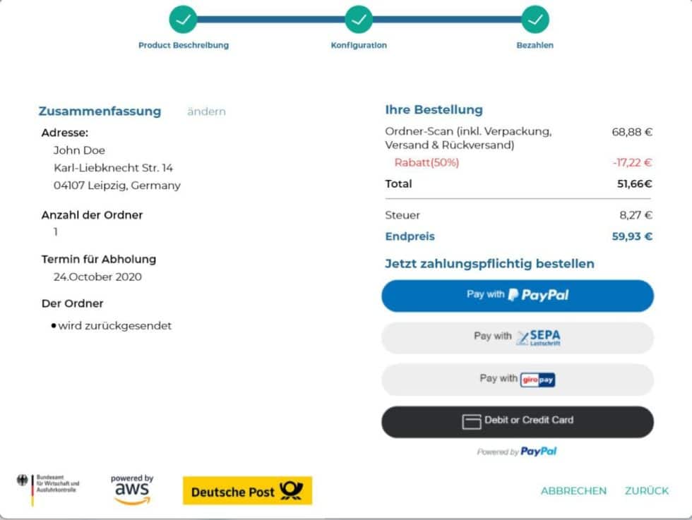 Scan Service memoresa